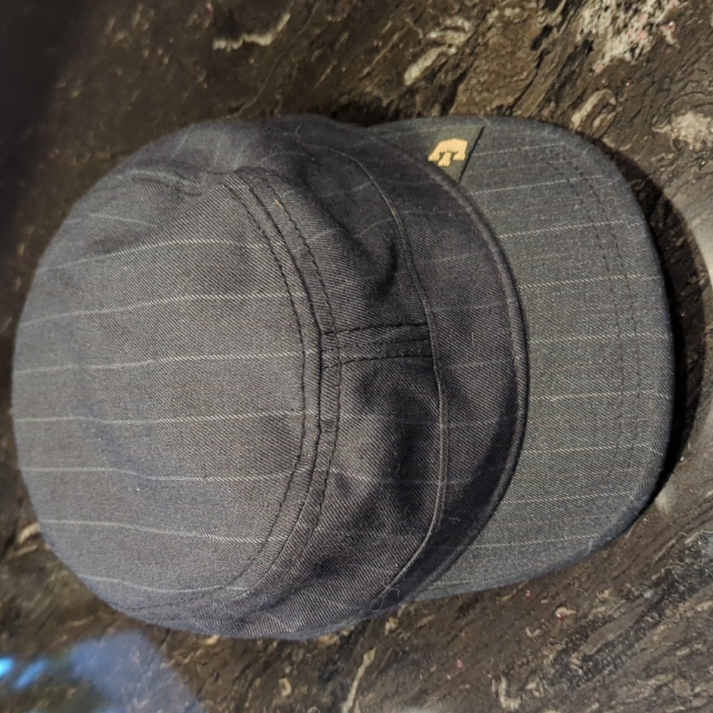 Goorin Bros Hat Striped Gray Newsboy Academia Preppy
